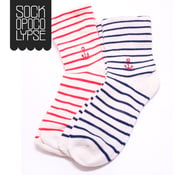 Image of Ahoy Sailor! Striped Socks