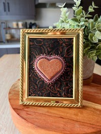 Image 3 of Beaded Heart Frame