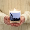 Harlaxton Collection image Glass jar soy wax candle