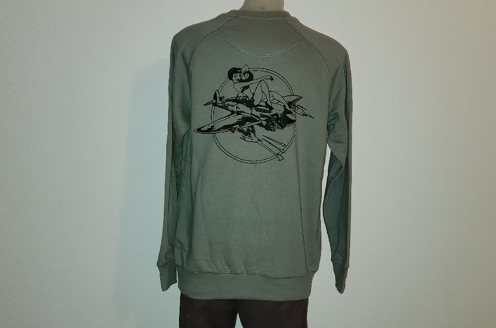 Image of Sykotic Airlines Crew Neck (Sage)