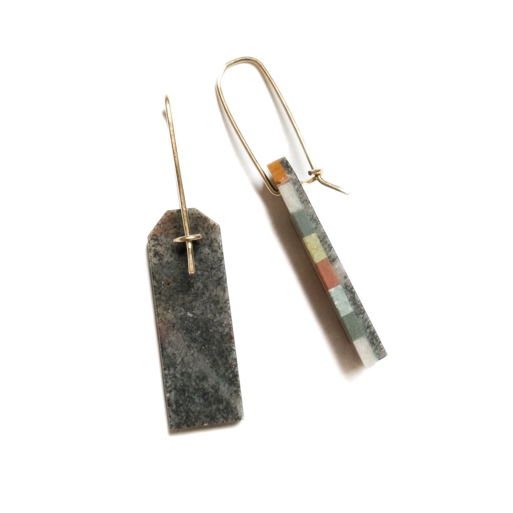 Quilt Earrings No. 3 | Alison Jean Cole