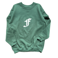 Image 1 of GREEN f sweatshirt 