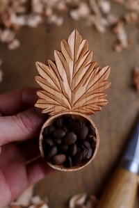 Image 7 of Maple leaf- Coffee Scoop 