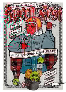 Image of SPEED FEST 2013 LIMITED EDITION POSTER