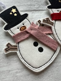 Image 2 of Top Hat Snowman Decoration 