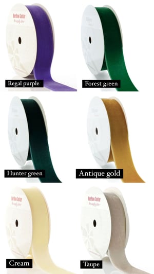 Long Tail Velvet Bows