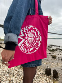 Image 4 of Pink ‘Ull Queen Tote Bag