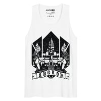 Lion Statue Tank Top - White
