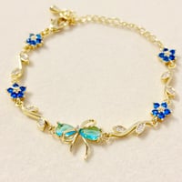 Image 2 of Blue Bow Graden Bracelet