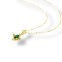 Image 2 of Emerald Star Necklace