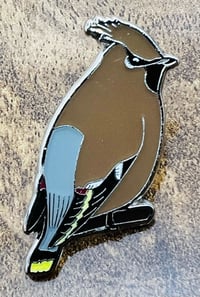 Image 2 of Waxwing - No.142 - UK Birding Pins