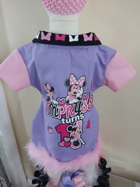 Image 5 of MINNIE PURPLE CUSTOM 3 PIECE DRESS SET 