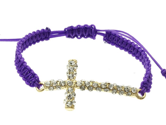 Image of Cross Tassle "Arm Candy" Bracelet