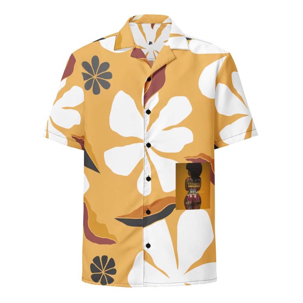 Image of Mens Natural Flower button shirt