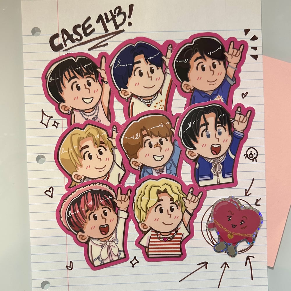 Image of Case 143 Stickers