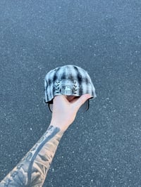 Image 5 of CORDUROY BRIM PLAID NEW YORK METS CUSTOM FITTED CAP