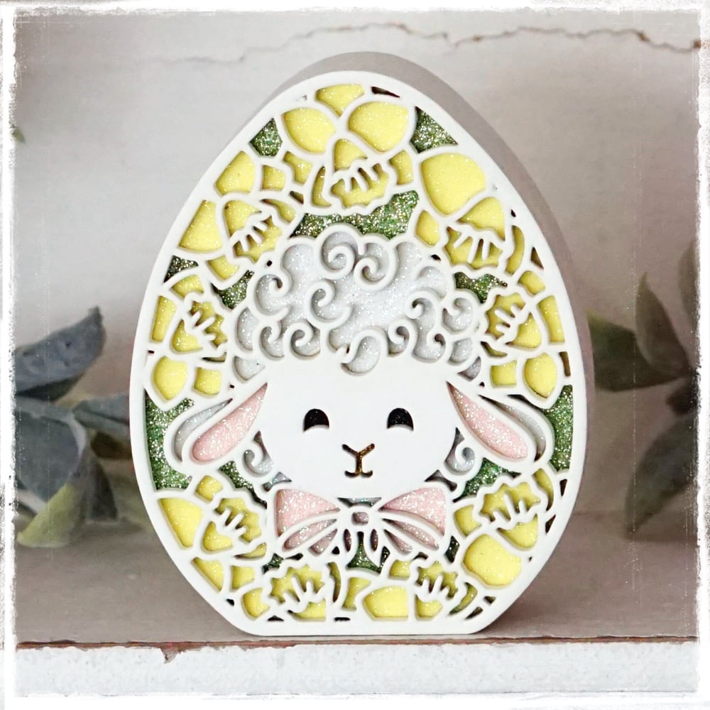 Image of PREORDER Lamb Easter Egg - Medium