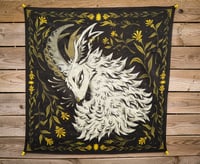 Image 1 of Floral Goat Bandana