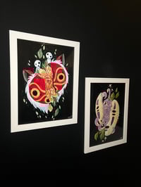 Image 1 of Mononoke Peony Original Watercolor