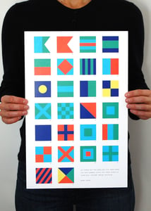 Image of Alphabet Flags - Bright