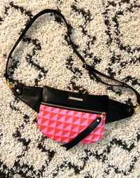 Image 1 of Red & hot pink crossbody 