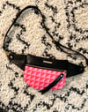 Red & hot pink crossbody 