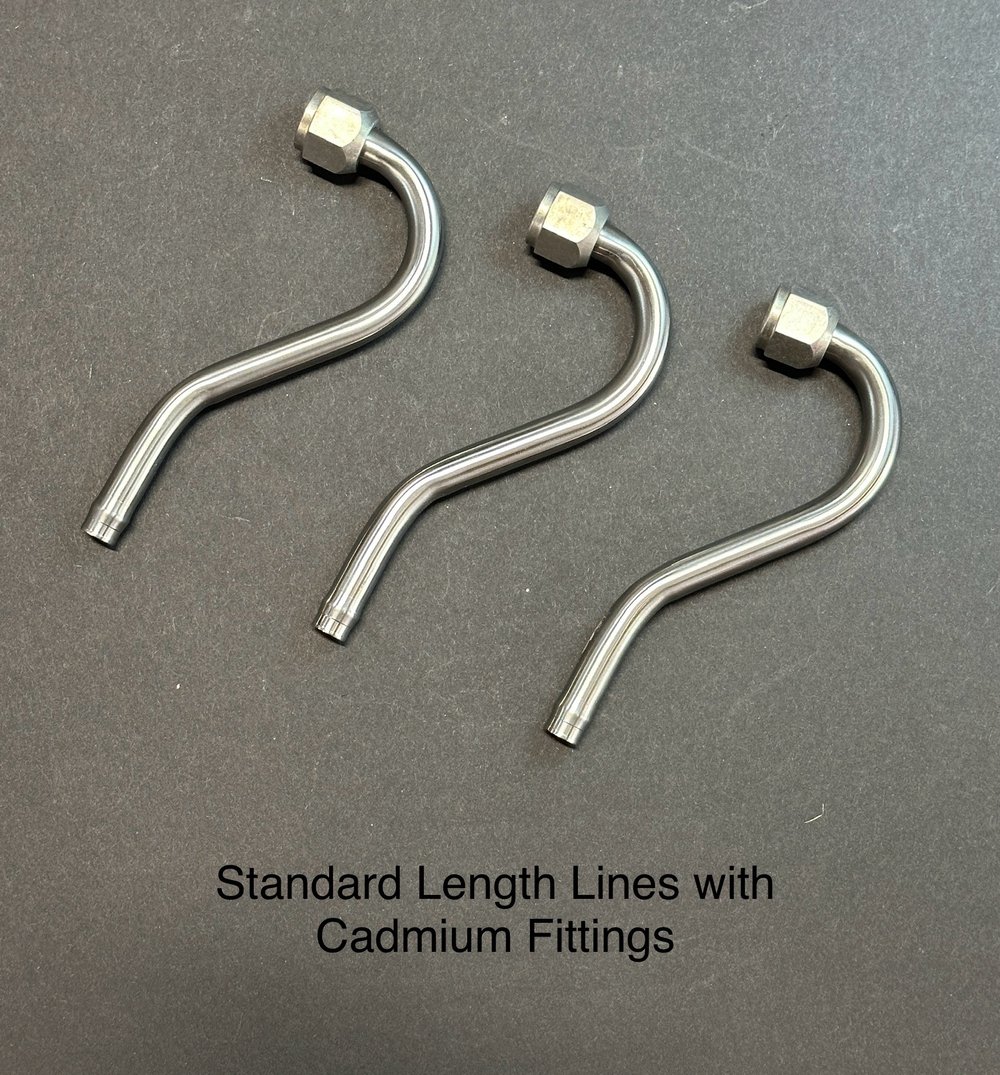 Low Profile Oil Lines - Standard Length