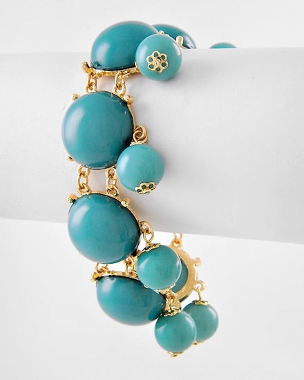 Image of Turquoise Charm Bracelet