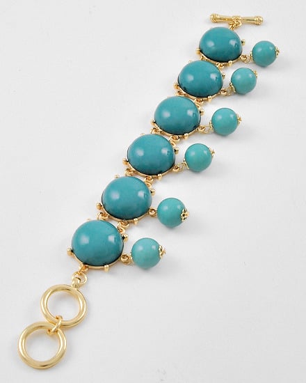 Image of Turquoise Charm Bracelet