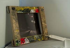 Image of 4x6 Handmade Recycled Skateboard Frame