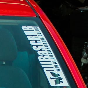 Image of 2013 DUBaSCRUB Windscreen Decals