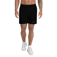 Image 2 of Green Dreams Dark Athletic Long Shorts