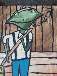 Image 5 of Frog Sweeping Porch