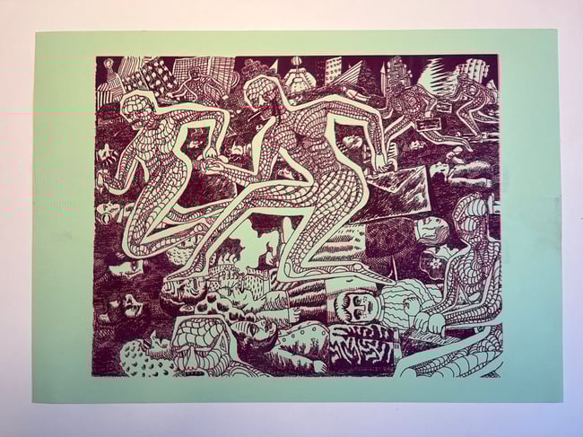 the model citizens riso print(a3)