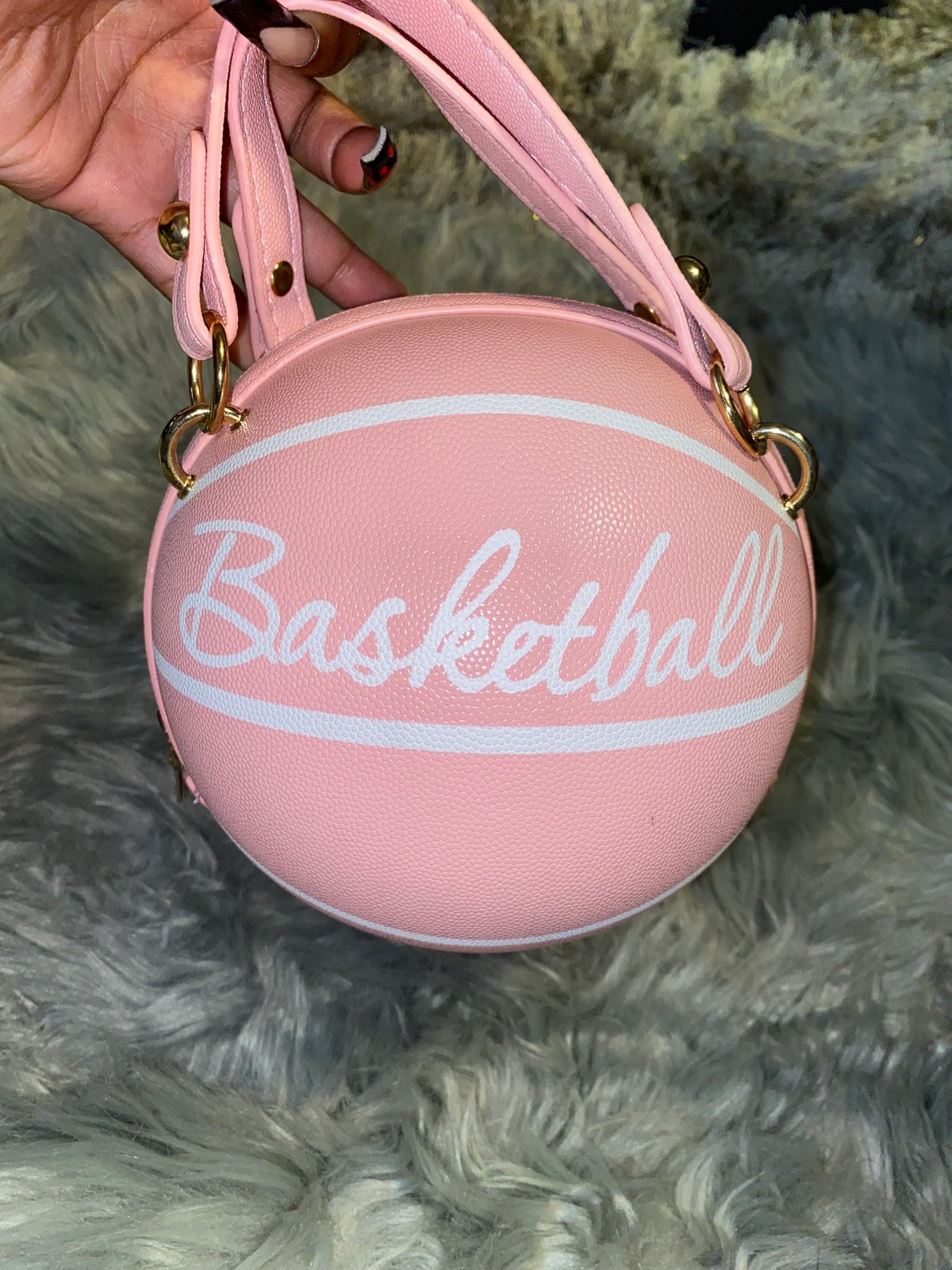 Buy Basketball Shaped Shoulder Messenger Handbags Purse Tote Cross Body PU  Leather Cute Bag Adjustable Strap for Women Girls (Brown) at Amazon.in
