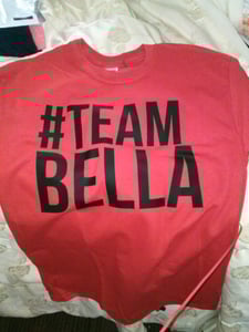 Image of #TEAMBELLA shirts