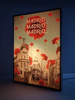 Image of Madrid, Madrid, Madrid. Lluvia de claveles.