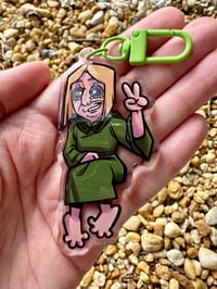 Image 1 of Knubbler 3” Clear Epoxy Acrylic Charms!