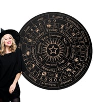 Image 5 of Pendulum Board Dowsing Wooden Decision Maker Message Boards With Letters Ouija Board Game Fortune Te