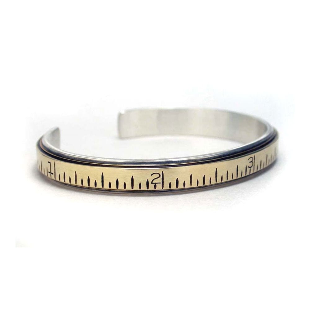 Image of extension ruler cuff bracelet