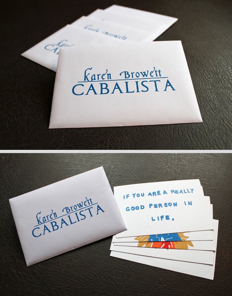 Image of Postcard Set by Karen Browett - Cabalista (Jan 2013)