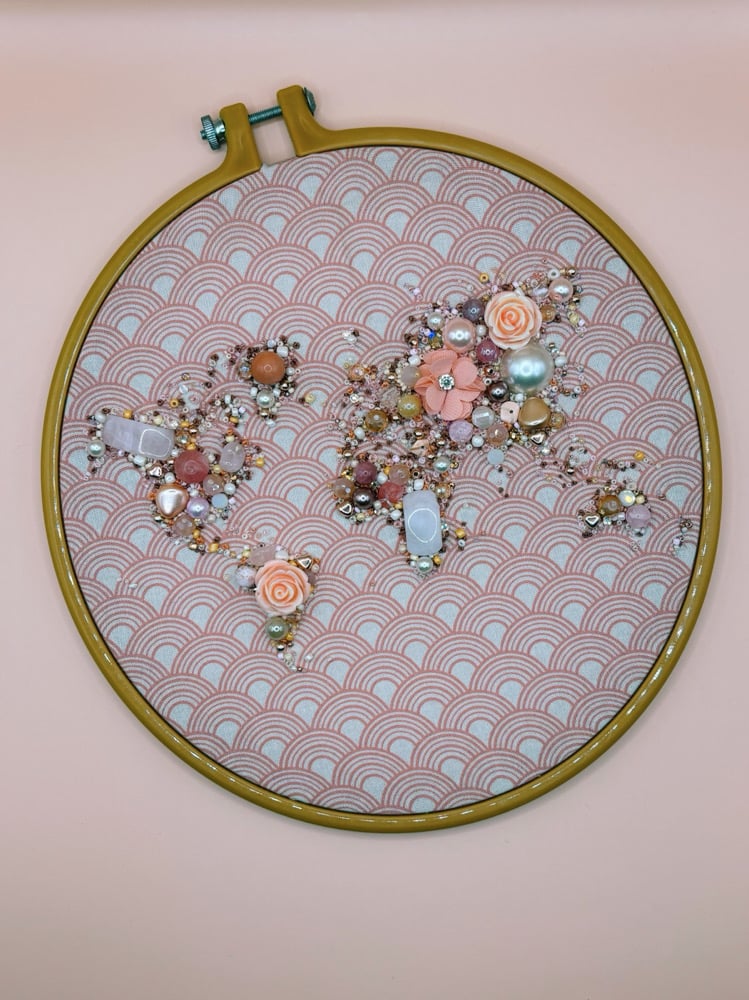 Image of Sweet Peach Map Hoop