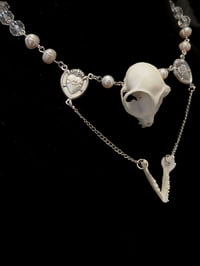 Image 3 of REPLICA Tarsier Skull Necklace
