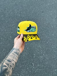 Image 1 of MULTI TONE RACE DAY TAMPA BAY DEVIL RAYS CUSTOM FITTED CAP