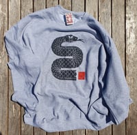 Image 1 of Smart Old Snake Sweatshirt grey & black