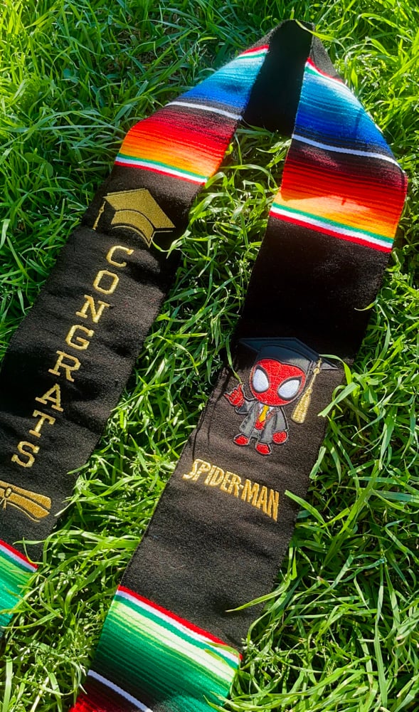 Image of Spider- Sarape Graduation Sash