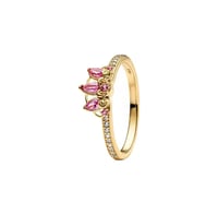 Gold&Pink Gem Ring