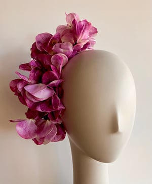 Image of Lavender hydrangea headpiece  