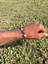 Image 2 of PEARL DLO BRACELET PAIR