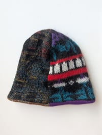 Image 2 of Upcycled Reversible Beanie Mohair x Cashmere
